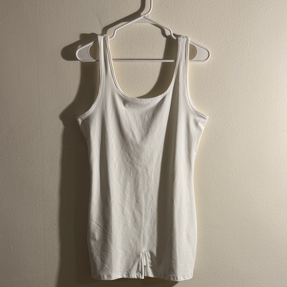 Tops - Women's White Backless Bodysuit Tank